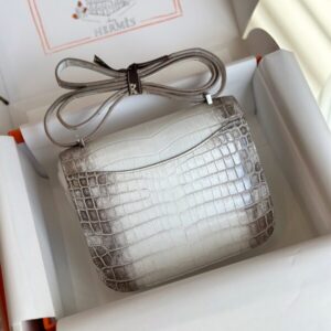 Hermes Constance 19 Himalaya Genuine Crocodile Leather Palladium Hardware