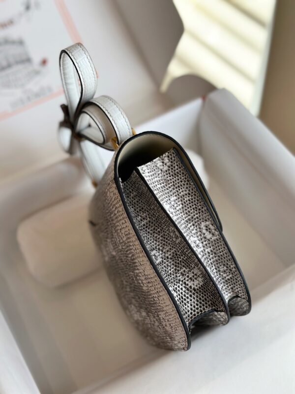 Hermes Constance 19 Omber Genuine Lizard Leather  Palladium Hardware