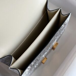 Hermes Constance 19 Omber Genuine Lizard Leather  Palladium Hardware