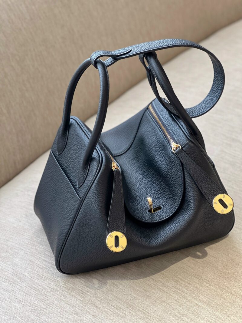 Hermes Lindy 26 Black Gold Hardware