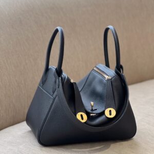 Hermes Lindy 26 Black Gold Hardware