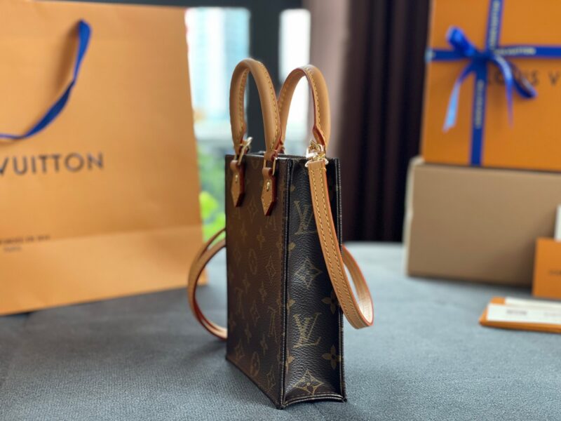 Louis Vuitton LV Petit Sacplat Woman’s Handbags 17x14cm