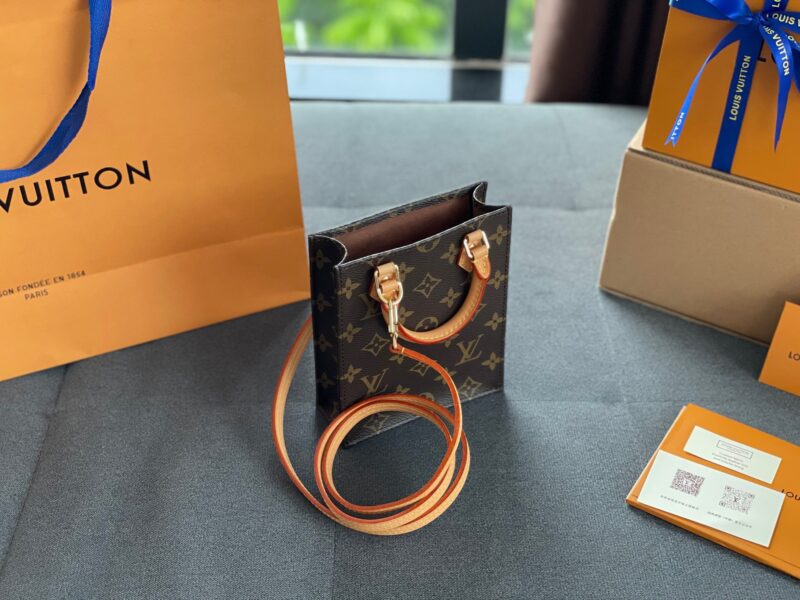 Louis Vuitton LV Petit Sacplat Woman’s Handbags 17x14cm