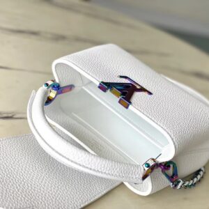 Louis Vuitton LV Capucines Lock Rainbow Handbags 21cm