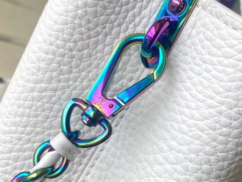 Louis Vuitton LV Capucines Lock Rainbow Handbags 21cm