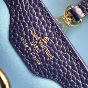 Louis Vuitton LV Capucines BB Woman’ Like Auth Navy Blue Handbags 27x18x9cm
