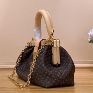 Louis Vuitton LV Clucth Tisitt Like Auth Lock Handbags 28x14cm