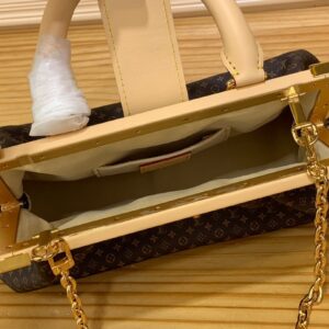 Louis Vuitton LV Clucth Tisitt Like Auth Lock Handbags 28x14cm