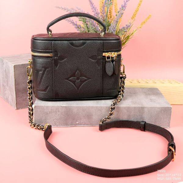 Louis Vuitton LV Clutch Black Box Handbag Replica 11 19x13x10cm