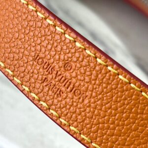 Louis Vuitton LV Marellini EPI Lock Silver Orange Handbags 20cm