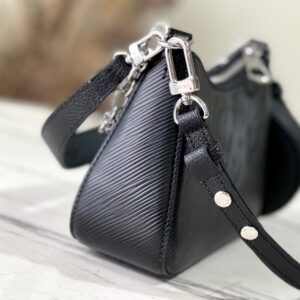 Louis Vuitton LV Marellini EPI Black Handbags 20cm