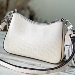 Louis Vuitton LV Marellini EPI White Full Set Replica Handbags 20cm