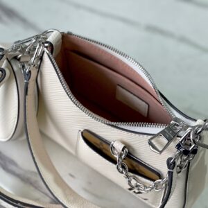 Louis Vuitton LV Marellini EPI White Full Set Replica Handbags 20cm
