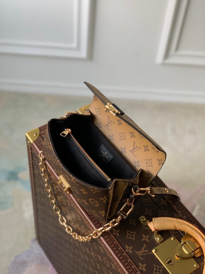 Louis Vuitton LV Metis Mini Monogram Like Auth Handbags 21.5×13.5x6cm