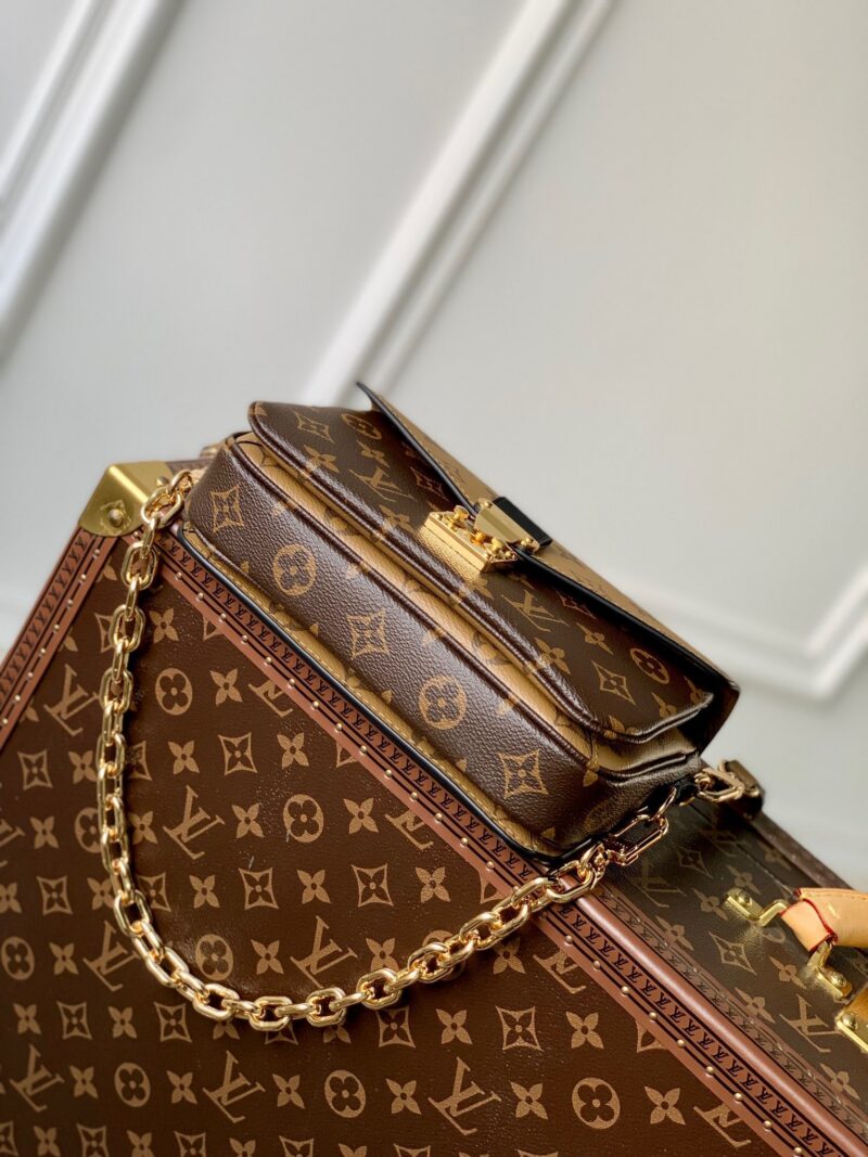 Louis Vuitton LV Metis Mini Monogram Like Auth Handbags 21.5×13.5x6cm