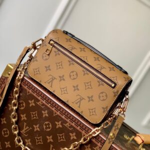 Louis Vuitton LV Metis Mini Monogram Like Auth Handbags 21.5×13.5x6cm