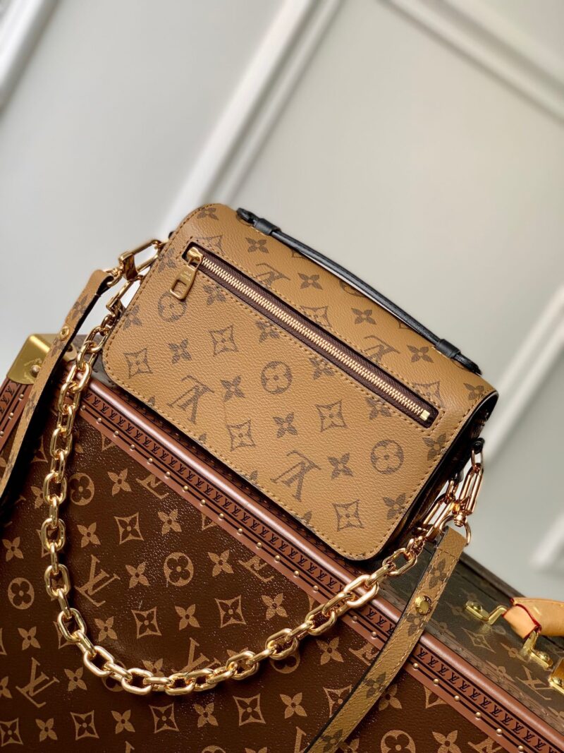 Louis Vuitton LV Metis Mini Monogram Like Auth Handbags 21.5×13.5x6cm