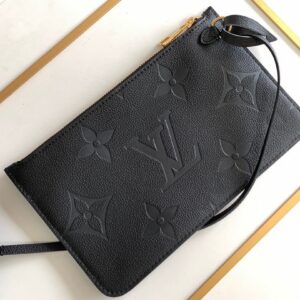 Louis Vuitton LV Never Full Monogram Like Auth Black Handbags 32x29x17cm