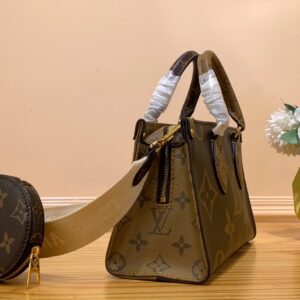 Louis Vuitton LV On The Go Mini Handbags Mono Pattern 25x13x10cm