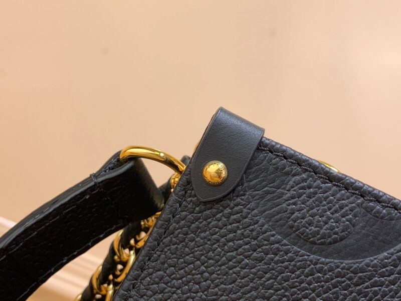 Louis Vuitton LV On The Go Mini Replica Black Handbags 25x13x10cm