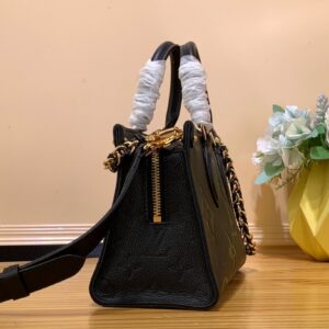 Louis Vuitton LV On The Go Mini Replica Black Handbags 25x13x10cm