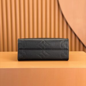 Louis Vuitton LV On The Go PM Tote Bag Black Handbags 25cm