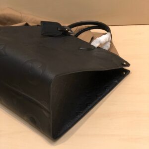 Louis Vuitton LV On The Go PM Tote Bag Replica 1:1 Black Handbags 35cm