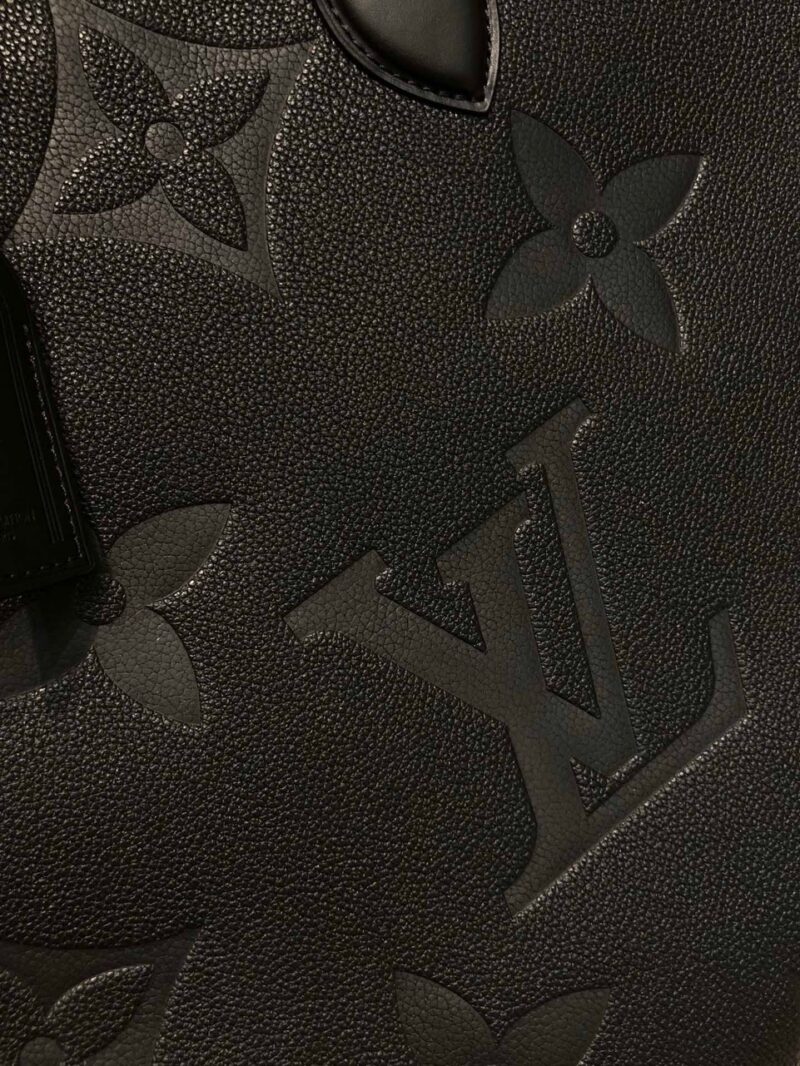 Louis Vuitton LV On The Go PM Tote Bag Replica 1:1 Black Handbags 35cm