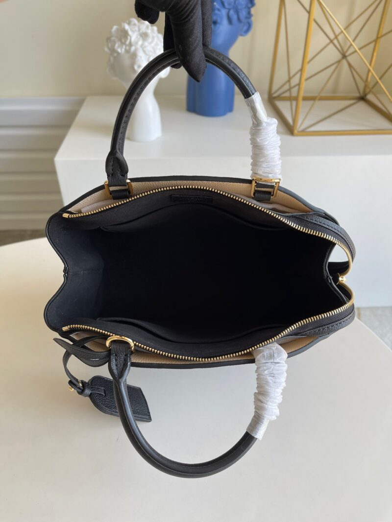 Louis Vuitton LV Petit Palais Da Bicolor Monogram Empreinte Handbags 29x18cm