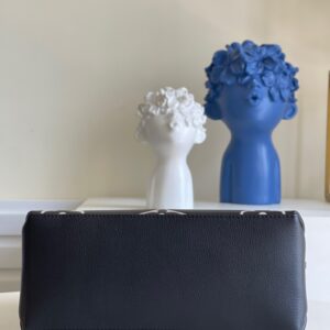 Louis Vuitton LV Petit Palais Da Bicolor Monogram Empreinte Handbags 29x18cm