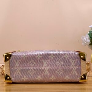 Louis Vuitton LV Side Trunk Like Auth Monogram Pattern Handbags 21x14x6cm