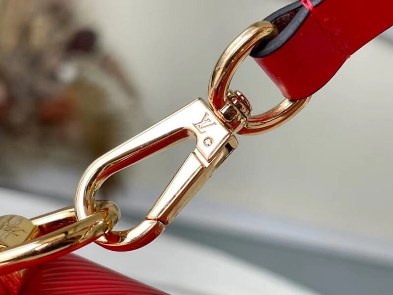 Louis Vuitton LV Twist Mix Pink Red Handbags Cowhide Leather 24cm