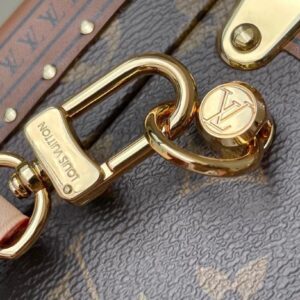Louis Vuitton LV Valisette Tresor Monogram Handbags 22.5×14.5×11.5cm