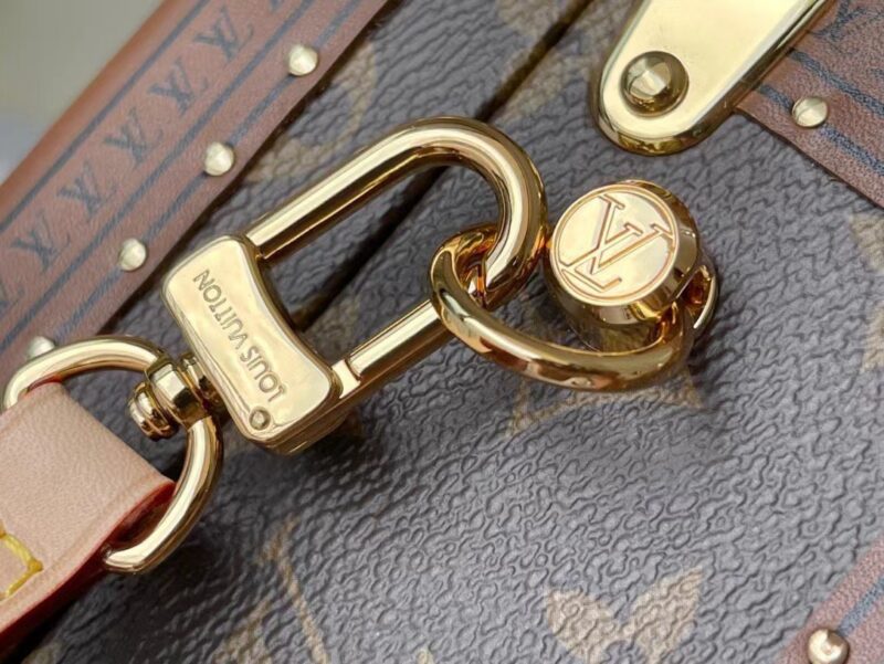 Louis Vuitton LV Valisette Tresor Monogram Handbags 22.5×14.5×11.5cm