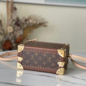 Louis Vuitton LV Valisette Tresor Monogram Handbags 22.5×14.5×11.5cm