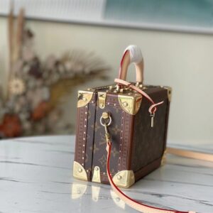 Louis Vuitton LV Valisette Tresor Monogram Handbags 22.5×14.5×11.5cm