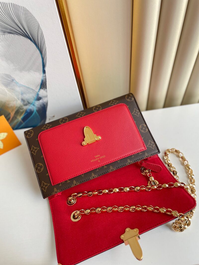 Louis Vuitton LV Victoire Monogram Pattern Like Auth Handbags 27x20x10cm