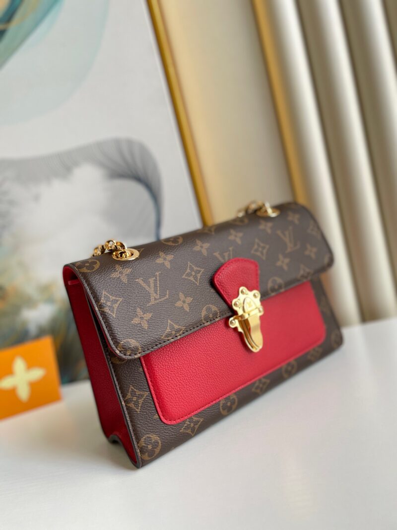 Louis Vuitton LV Victoire Monogram Pattern Like Auth Handbags 27x20x10cm