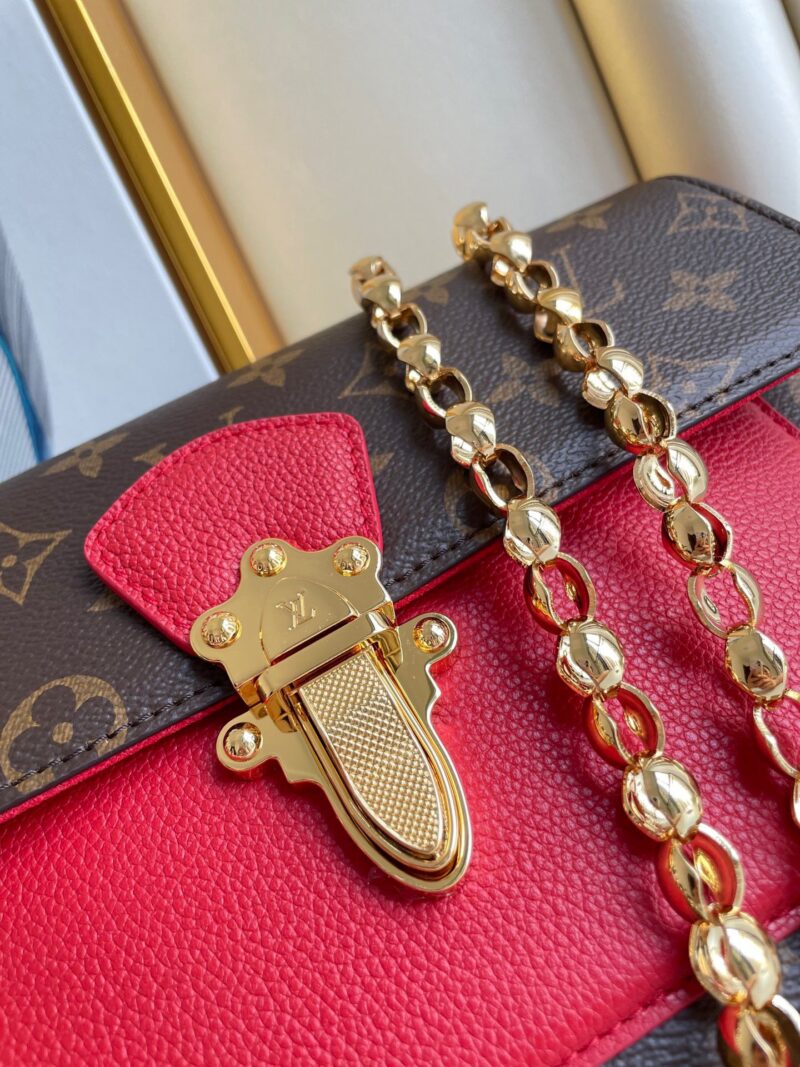 Louis Vuitton LV Victoire Monogram Pattern Like Auth Handbags 27x20x10cm