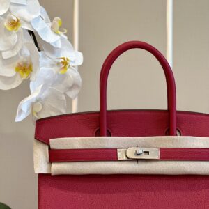 Hermes Birkin 30 Burgundy Palladium Hardware