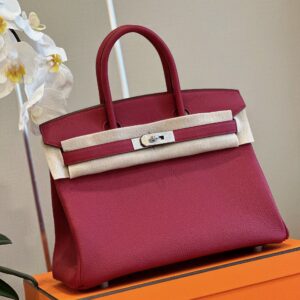 Hermes Birkin 30 Burgundy Palladium Hardware