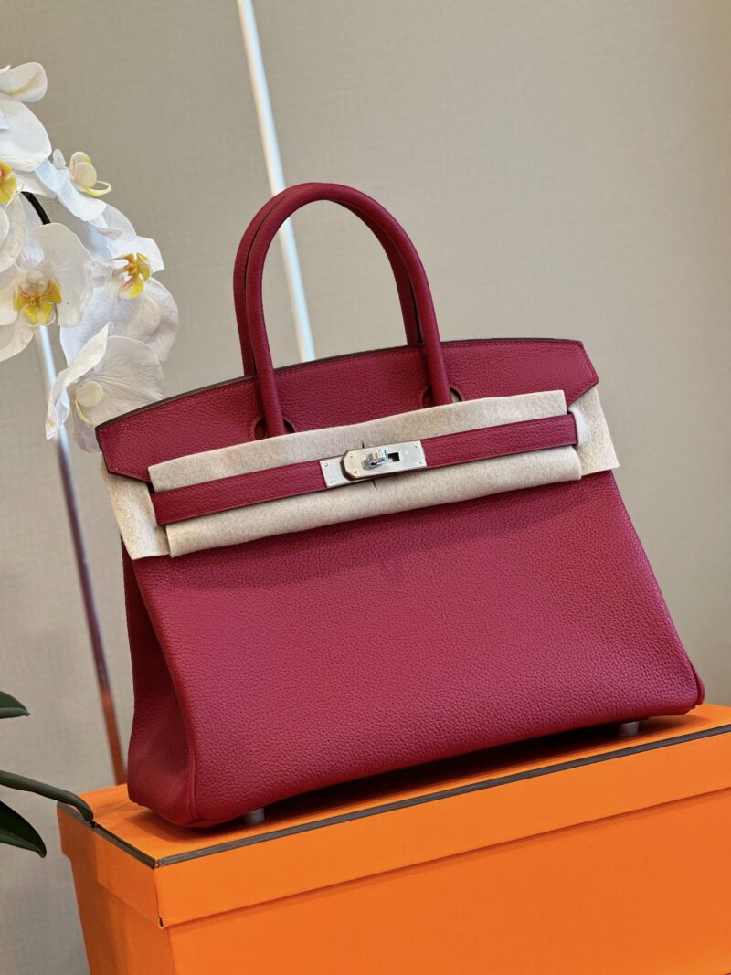 Hermes Birkin 30 Burgundy Palladium Hardware