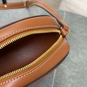 Celine Mini Handbag Replica 11 Brown Soft Leather 16×12.5x4cm