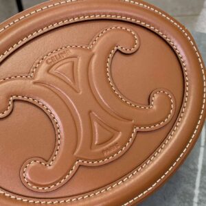 Celine Mini Handbag Replica 11 Brown Soft Leather 16×12.5x4cm