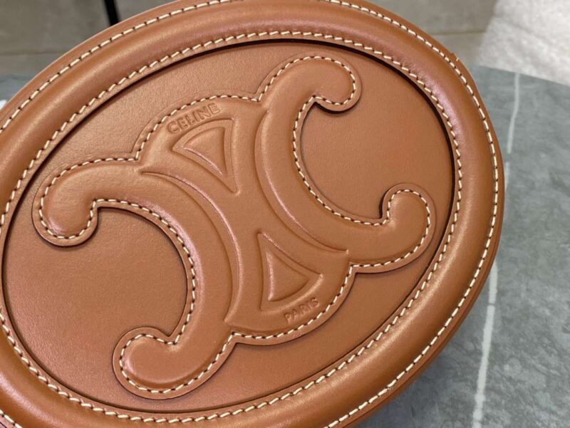 Celine Mini Handbag Replica 11 Brown Soft Leather 16×12.5x4cm