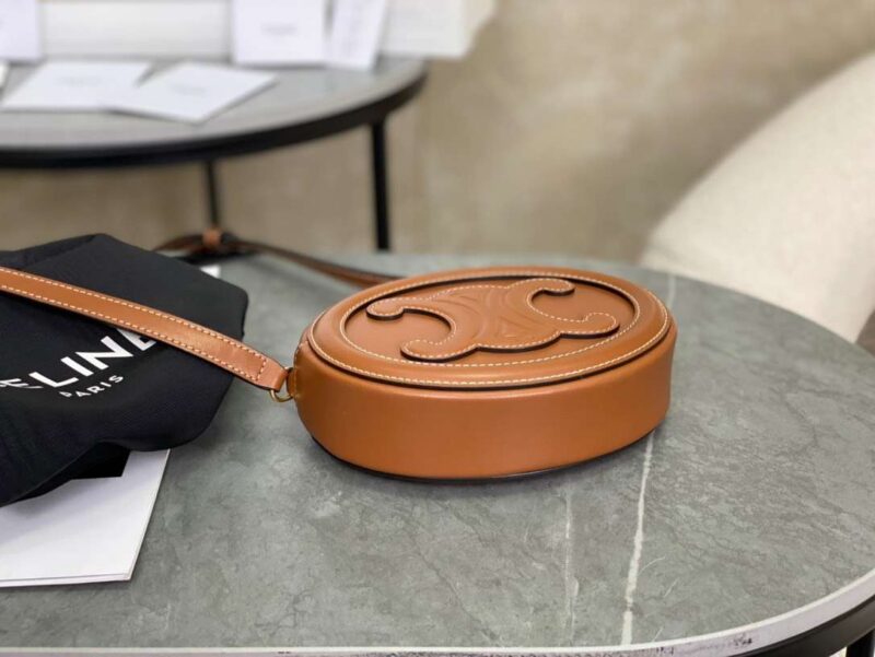 Celine Mini Handbag Replica 11 Brown Soft Leather 16×12.5x4cm