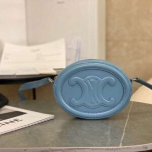 Tui-Sieu-Cap-Celini-Mini-Bag-Mau-Xanh-Duong-Da-Min-16x12-1-600x450-1 Celine Small Bucket Cuir Triomphe Brown Bucket Handbag 30x22x12cm