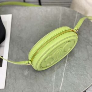 Celine Mini Handbag Replica 11 Green Smooth Leather 16×12.5x4cm