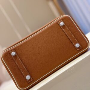 Hermes Birkin 30 Brown/Beige Customize  Palladium Hardware