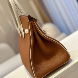 Hermes Birkin 30 Brown/Beige Customize  Palladium Hardware